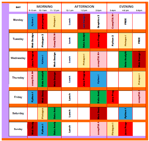 code with kids time table code with kids time table